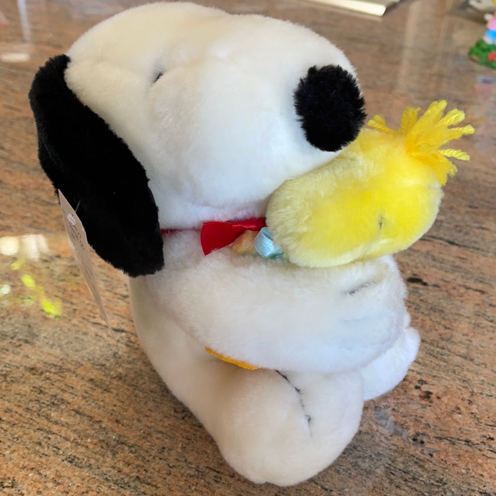 NWT PEANUTS JAPAN SNOOPY & WOODSTOCK PLUSH DOLL!